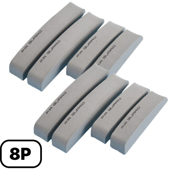 데일블룸 자동차 차량 문콕방지 스펀지 도어가드, 2세트, 그레이