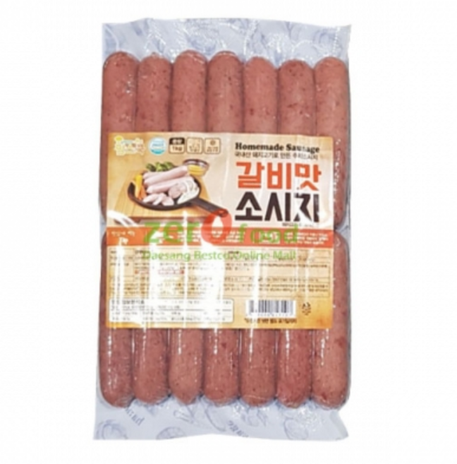 미트벨리 팜스쿡 갈비맛 소시지 1kg, 16개