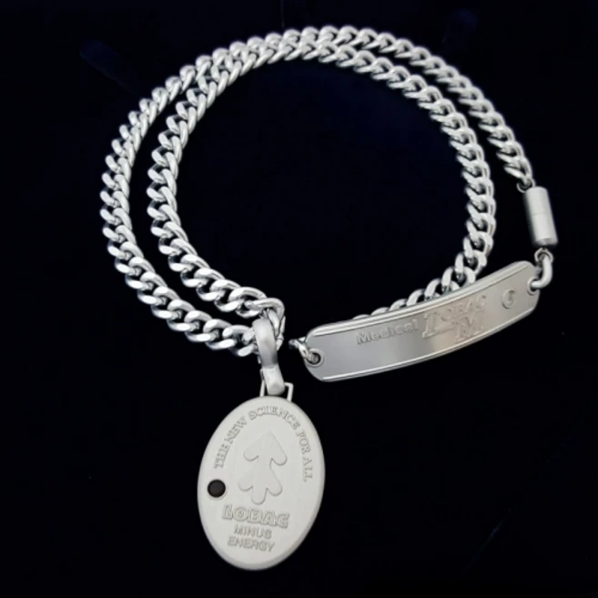 LOBAKM 로박엠 의료용 자기발생기 목걸이 남성 여성 일반형 경추형 프로운동선수사용, 남성용(22인치)경추형, 1개 - 쿠팡