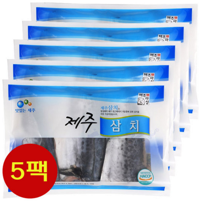 제주 삼치살 500g (4~6토막) 5팩, 1개, 500