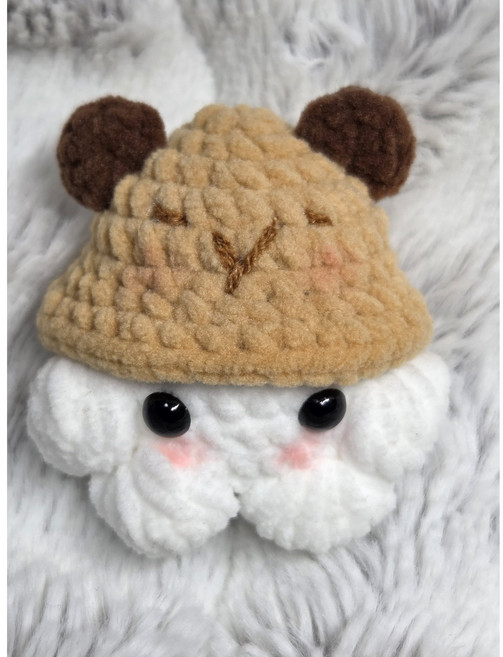 몽글공방 뜨개 인형 손뜨개 키링 완성품 몽글이, 1개, 카피 몽글