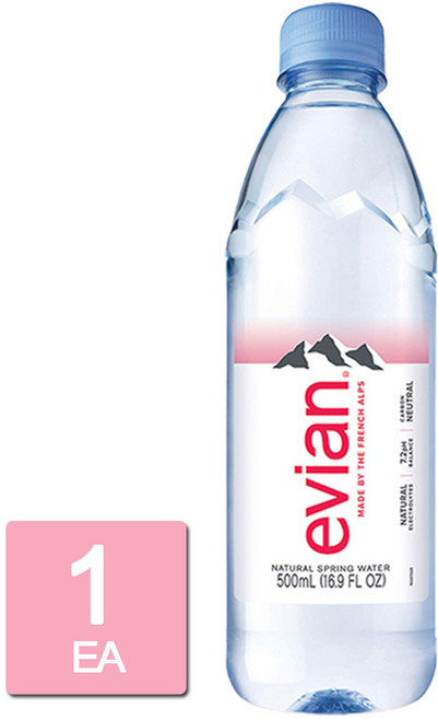 에비앙 생수, 500ml, 1개