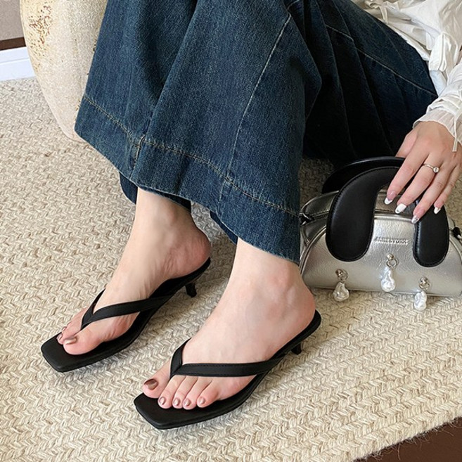 쏭스마켓 클래식 3CM 뮬 미들 쪼리 샌들힐 0325