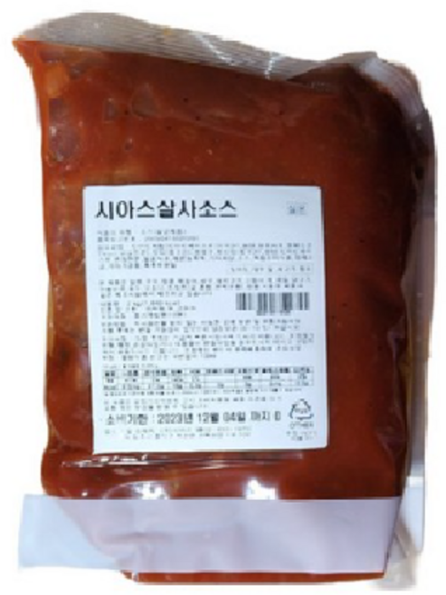 [퀴클리몰] 시아스 살사 소스 2kg 실온 x 6개입, 6개