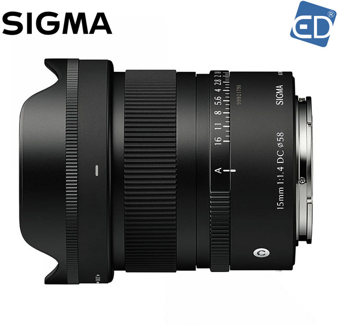 시그마 정품 C 15mm F1.4 DC 후지 X /ED, 15mm F1.4 DC Contemporary 후지 X