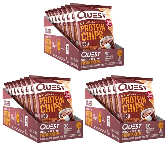 퀘스트뉴트리션 오리지널 스타일 프로틴 칩, 32g, 24개 - 쿠팡