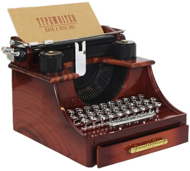 허니잼 태엽 타이핑 오르골 엘리제를 위하여 베토벤 수동 오르골 인테리어 장식 소품