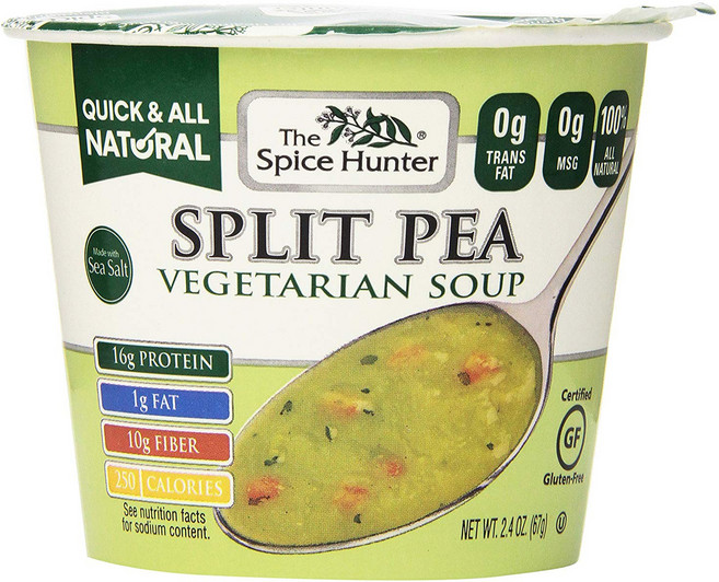 The Spice Hunter 스플리트 피 베지테리안 수프, 67g, 1개