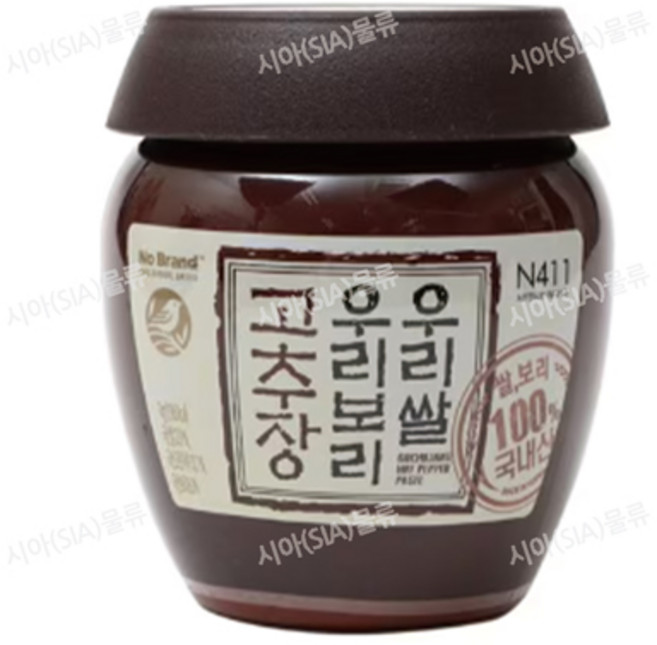 노브랜드 우리쌀 우리보리 고추장 1kg x 1개, 1세트