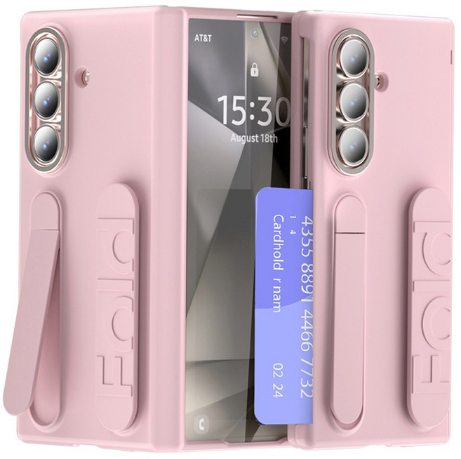 Elvo 갤럭시폴드7 힌지보호 사이드 카드수납 핸드스트랩 풀커버 케이스