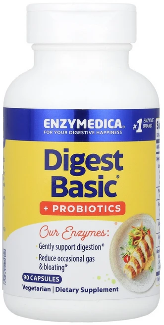 엔자이메디카 Digest Basic + 프로바이오틱스 캡슐 90정, 1개 - 쿠팡