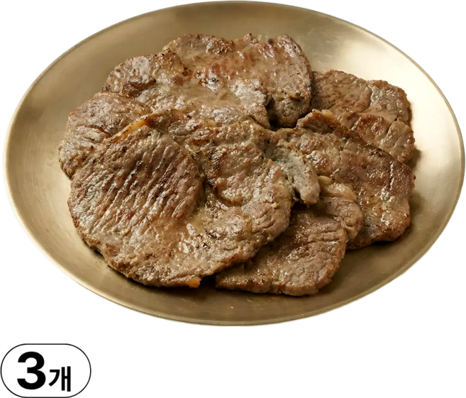 여향갈비 수제 돼지 간장양념구이, 3개, 700g