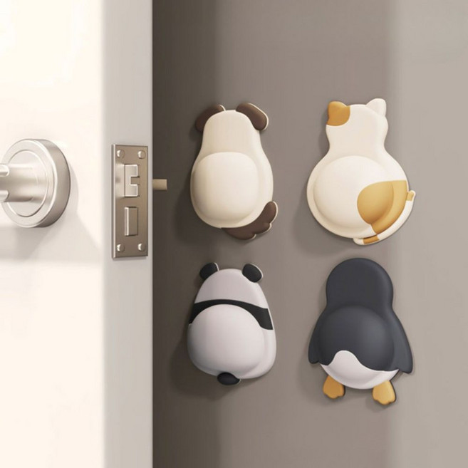 루아리브 문쾅 방지 다용도 보호 패드, 루아펭귄+루아독