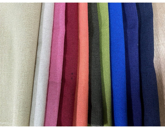 三樺布行 純棉6盎司薄帆布 幅寬112公分 多色可選 DIY手作布料, 淺粉, 1個