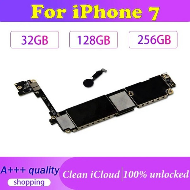 보호 iPhone 7 메인 보드 용 무료 iCloud 마더 터치 ID 전체 칩 로직 iOS 업데이트를 지원합니다. 잘, 07 32GB No touch id