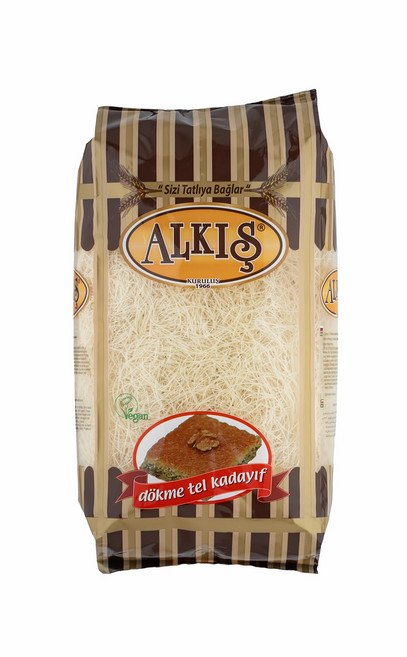 알키스 카타이피 카타이피 잘게 찢은 필로 도우 크나페 카다이프 쿠나파 500 그램 알키스 카타이피 카타이피 잘게 찢은 필로 도우 크나페 카다이프 쿠나파 500 그램, 1개, 498g