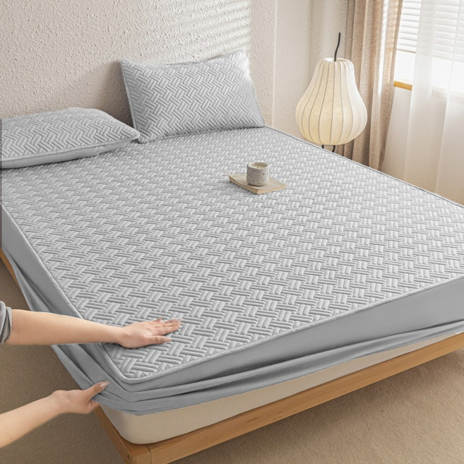 MIGA 항균 누빔 매트리스 커버 사계절 통기성 침대커버