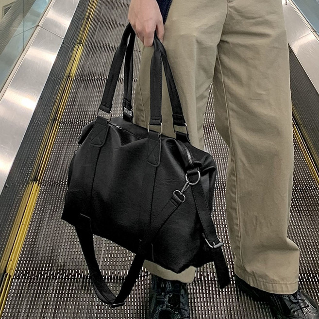 리보마 서류가방 빈티지 레더 숄더 크로스백 보부상 남녀공용