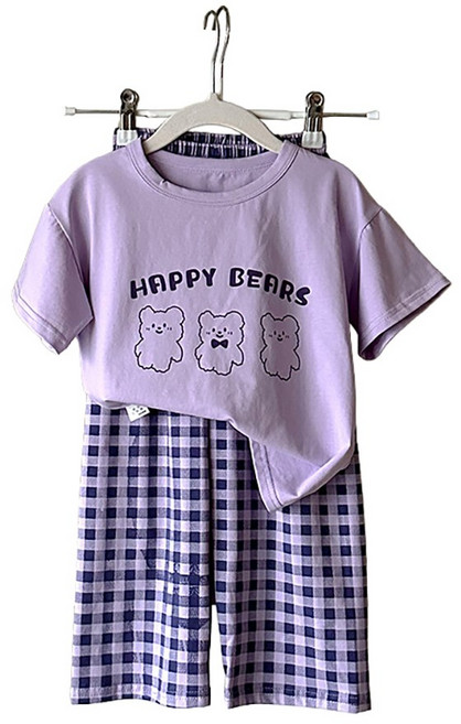 해피베어 아기 실내복 초등 아동 상하세트 반팔 긴바지