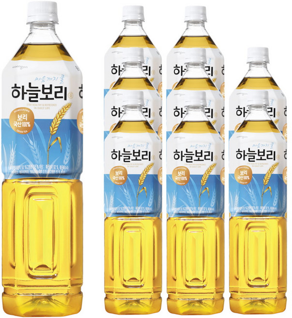 웅진 하늘보리, 1.5L, 9개