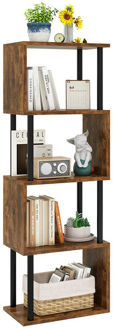 에코 소라노 원목 다용도 선반식 책장 수납장, 빈티지WBC015H