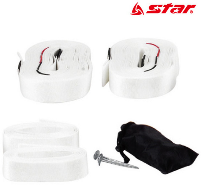 스타 족구네트 라인벨트/JN201S/고정못포함/지주네트/족구/네트/경기용품, 스타 족구네트 라인벨트 고정못포함