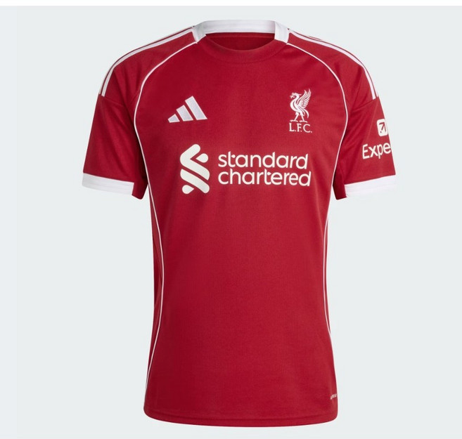 아디다스 백화점 정품 리버풀 FC 25/26 홈 저지 JV6423_NC백화점 대전유성점