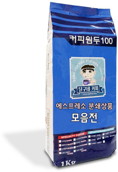 달구네커피 로스팅 1kg 에스프레소/모카포트 분쇄원두, 모카포트, 1개