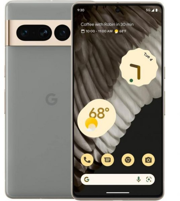 구글 픽셀 7 프로 5G 미국 버전 128GB 헤이즐 - ATT 리퍼브