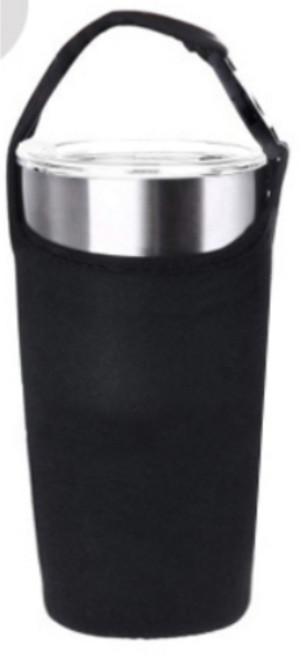 삭빠오 텀블러 파우치, 블랙