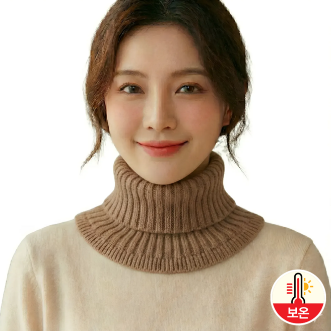 메모샵 따뜻한 페이크 봄 목폴라 넥워머 레이어드 목토시