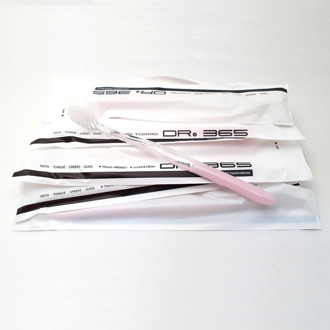 와이디무역 일회용 칫솔 고급미세모 원터치그린 500개 호텔, 1개입