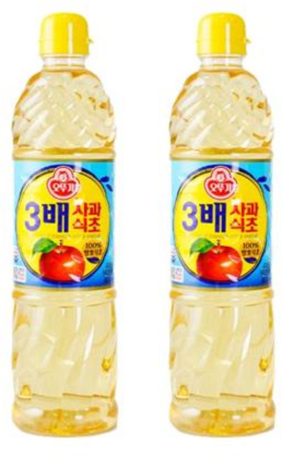 오뚜기 3배사과식초 900ml 2개, 3세트