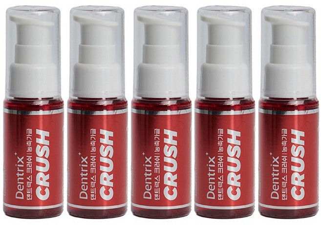 동국제약 덴트릭스 크러쉬 농축가글 가글 입냄새제거, 25ml, 5개