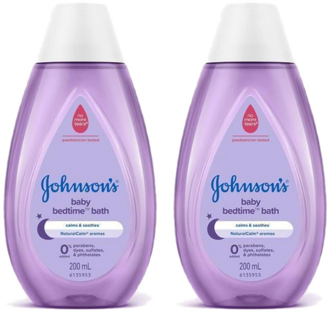 존슨스 베이비 베드타임 아기 바스 Johnson's Bedtime Jasmine Lily Baby Bath, 2개, 200ml