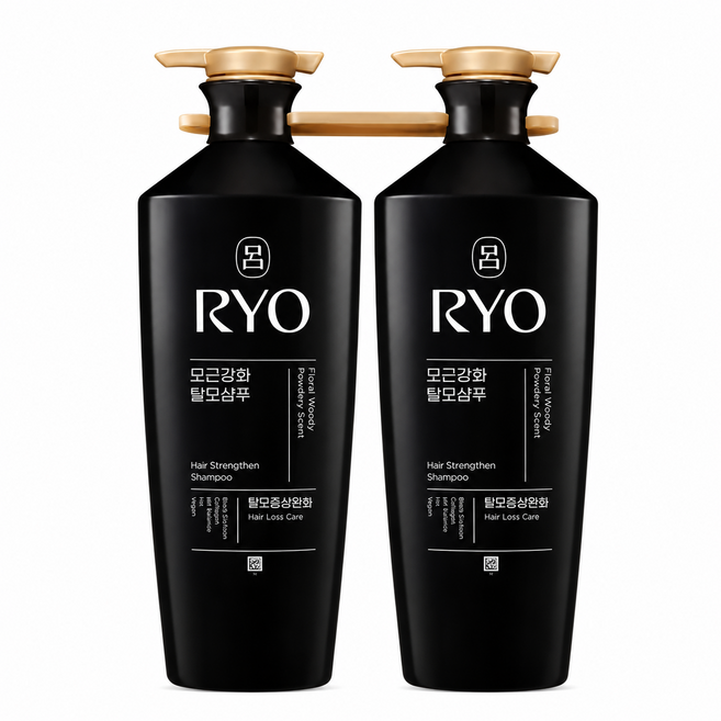 려 흑운 볼륨 & 모근강화 샴푸 820ml, 2개
