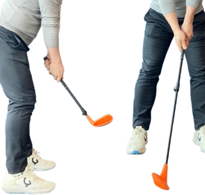 상상아이언 길이조절 빅페이스 7번아이언 골프연습도구 짧은골프채, 1개