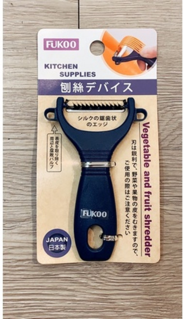 日本製 フブキ株式會社 刨刀/刨絲刀 蔬菜水果超細絲, 刨絲刀（藍）, 1個