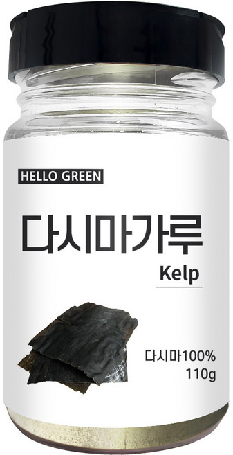 헬로우그린 천연 조미료 국산 다시마 가루 110g(통), 110g, 1개
