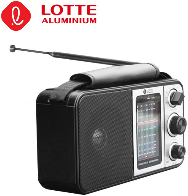 롯데260블랙 FM AM SW단파 휴대용 고출력 라디오, 본상품선택