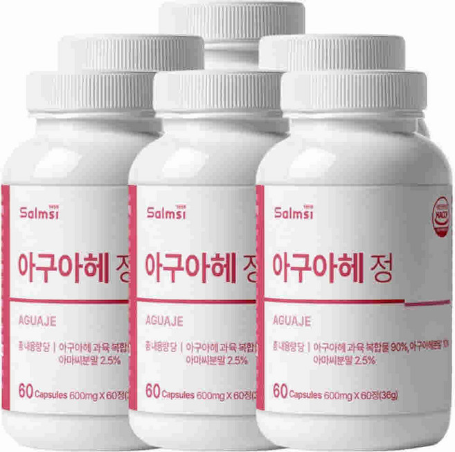 아구아헤 정 열매추출물 고함량 부루이복합물, 6개, 60정