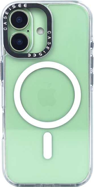 아이시(isee) 아이폰 호환 에어백 임팩트 제로 맥세이프 2배 강력자석 투명 케이스