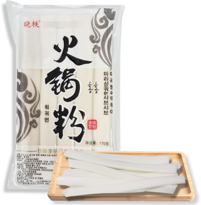 홍홍 중국식품 흠철 중국당면 훠궈면 납작분모자 스미다, 170g, 1개