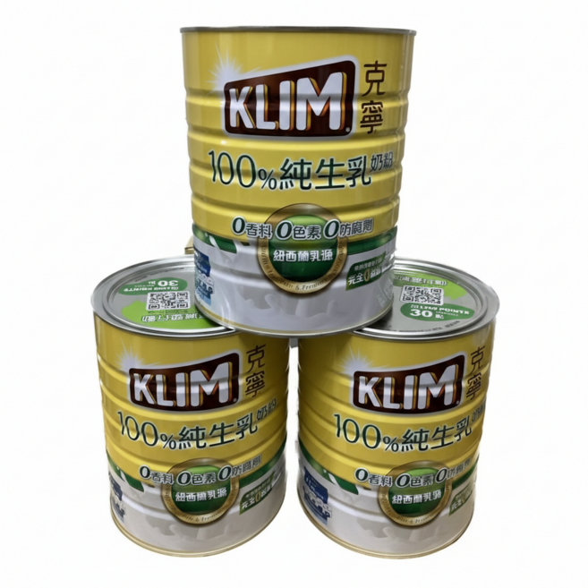 克寧 純生乳奶粉 2.2KG 家庭號 無添加 紐西蘭乳源, 1個, 克寧100%奶粉2.2KG
