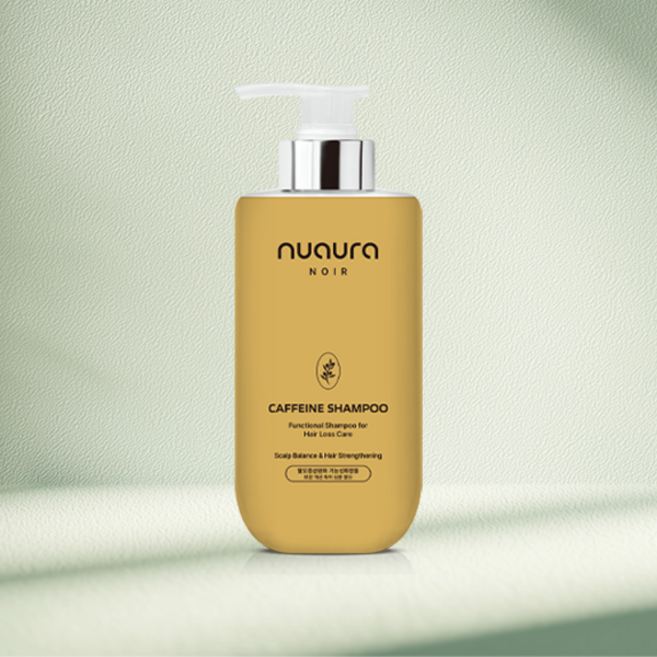 누오라 노이르 카페인 샴푸 500ml 비건 가는모발 탈모완화 대용량 두피케어