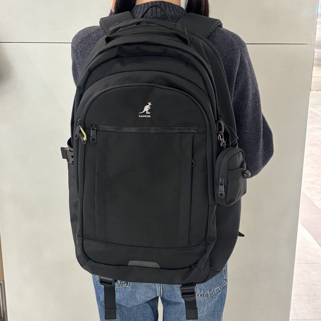 [국내정식매장] 캉골 가방 Kangol 피닉스 백팩 1506 블랙 책가방