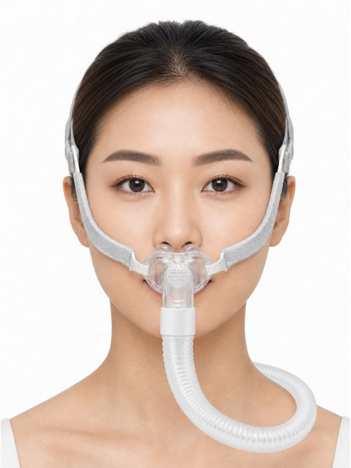 웰큐브 양압기 마스크 YP-01 (필로우) CPAP 수면무호흡 호흡치료 마스크 실리콘쿠션, 1개, YP-01 M