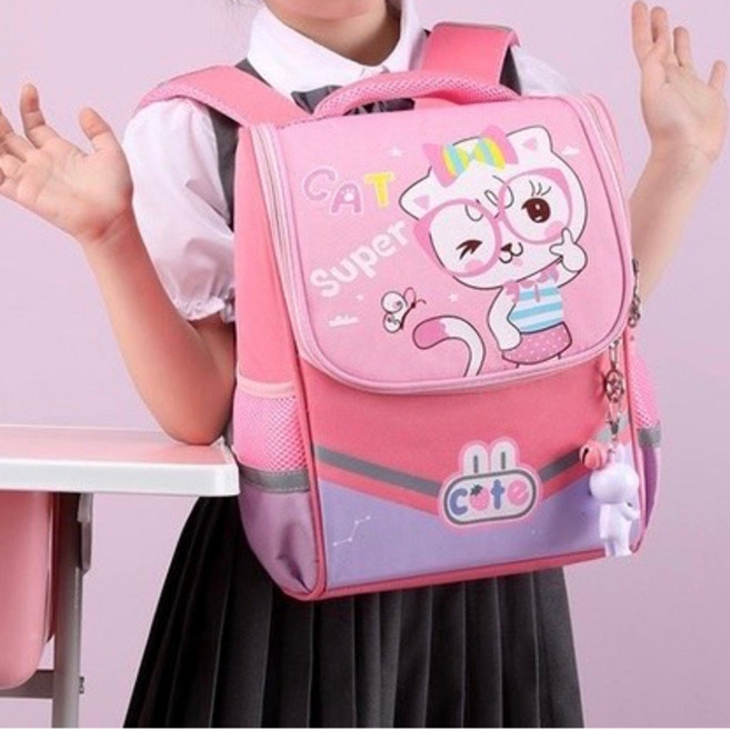 兒童書包 卡通兔子恐龍貓咪鯊魚 小學生雙肩包後背包