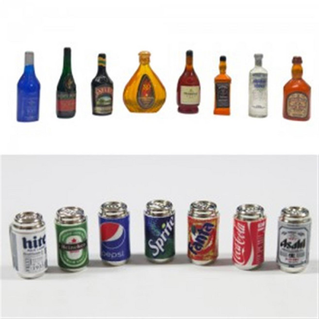마시는 술 아님 소품용 미니어쳐 양주캔맥주 레진 공예 및 미니어처 겸용, H.레미마틴V.S.O.P
