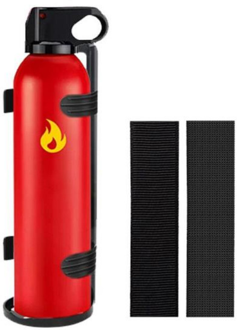 자동 소화기 브래킷 자체 접착 거치대 자동차 소화기 마운트 공간 절약 안정적인 배치 자동차 액세서리, 한개옵션0, 1개